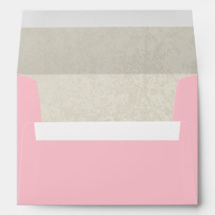 Pink and Natural Sandtone Envelope