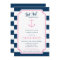 Pink and Navy Nautical Bridal Shower Invitation