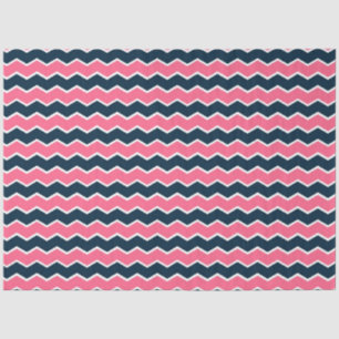 Pink and Navy Nautical Series Design 1 Tissue Paper