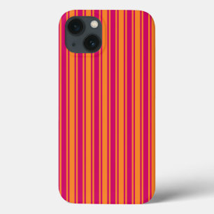 Pink and orange candy stripes Case-Mate iPhone cas 13 Case