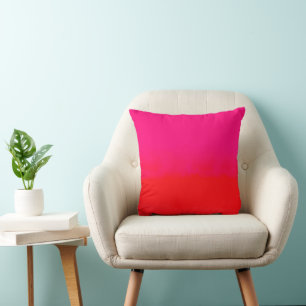 Pink and Orange Gradient  Cushion
