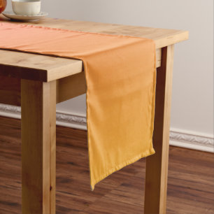 Pink and orange gradient short table runner