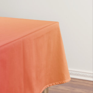 Pink and orange gradient tablecloth