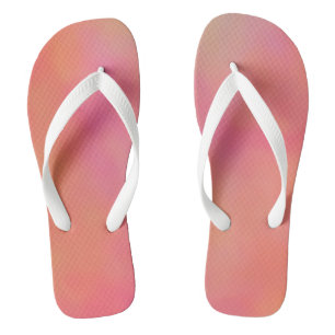 Pink and Orange Marrbled Cloud abstract Jandals