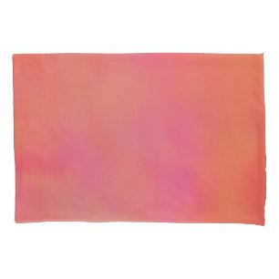 Pink and Orange Marrbled Cloud abstract Pillowcase