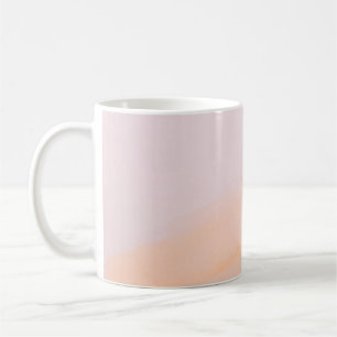 Pink and orange paints coffee mug