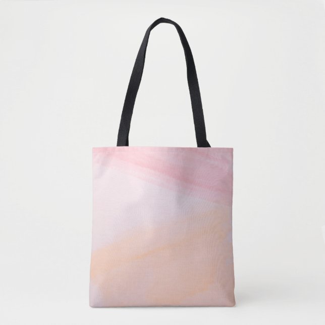 Pink and orange paints tote bag (Front)