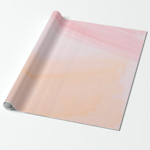 Pink and orange paints wrapping paper