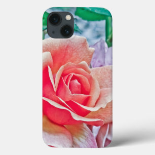 Pink and Orange Rose iPhone 13 Case
