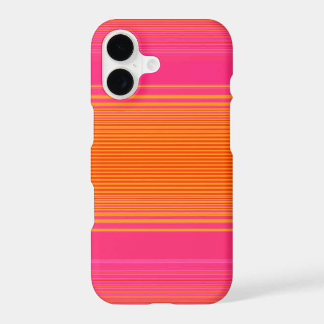 Pink and Orange Striped Pattern (Back)