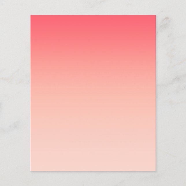 Pink and peach gradient background (Front)