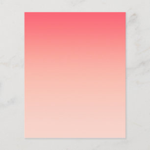 Pink and peach gradient background flyer