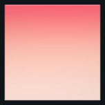 Pink and peach gradient background photo print<br><div class="desc">A gradient of pink and peach colours.</div>