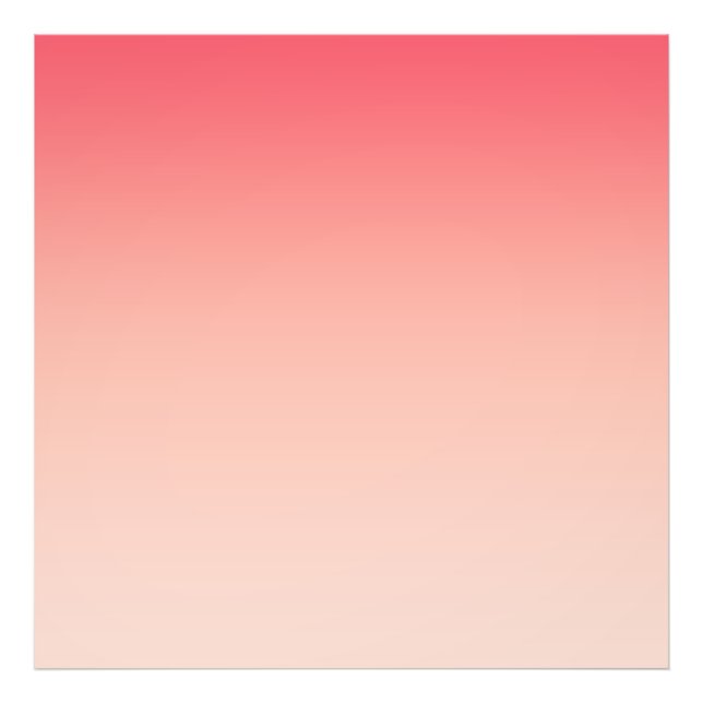 Pink and peach gradient background photo print (Front)