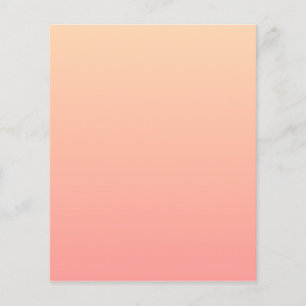 Pink and Peach Gradient Flyer