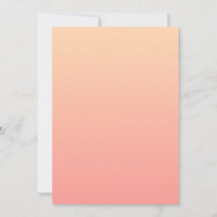 Pink and Peach Gradient Invitation