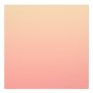Pink and Peach Gradient Photo Print