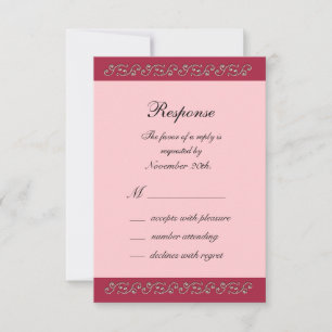 Pink and Pearls RSVP