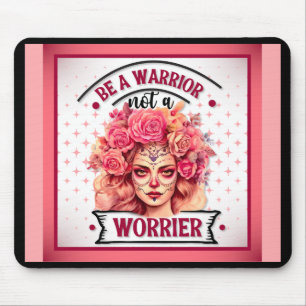 Pink and Pretty Sugar Skull  Mouse Pad