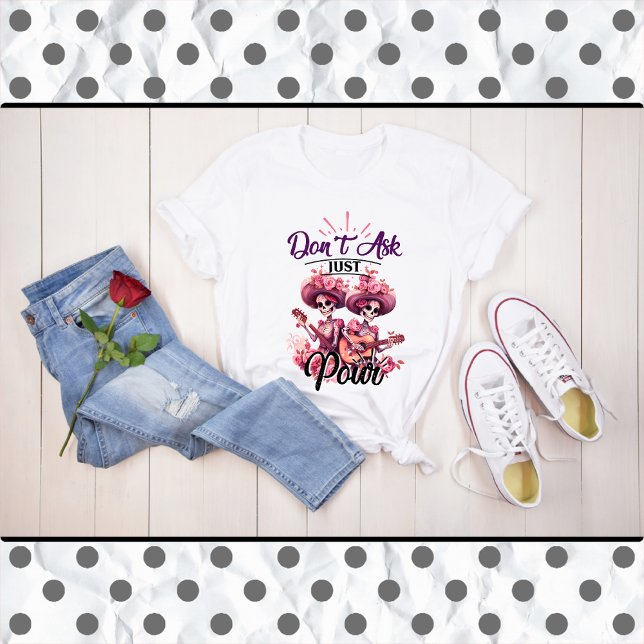 Pink and Pretty Sugar Skull  T-Shirt (Creator Uploaded)