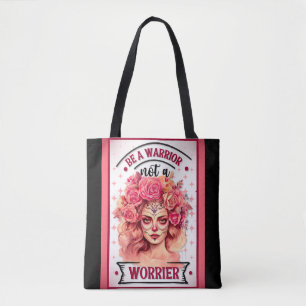 Pink and Pretty Sugar Skull Tote Bag