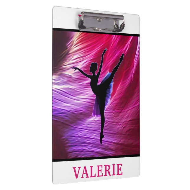Pink and Purple Abstract Dance    Clipboard (Right)