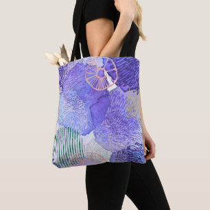 Pink And Purple Background Tote Bag