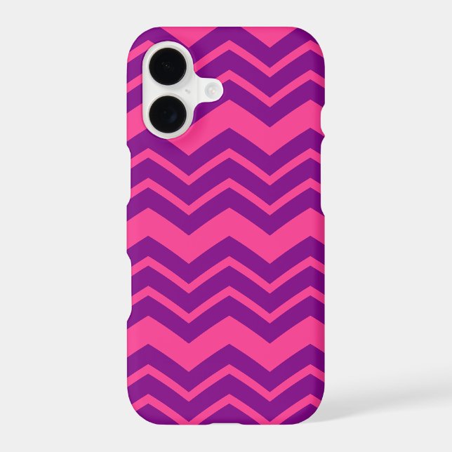 Pink and Purple Chevron Pattern Design  (Back)