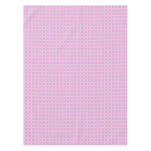 Pink and purple circles pattern tablecloth