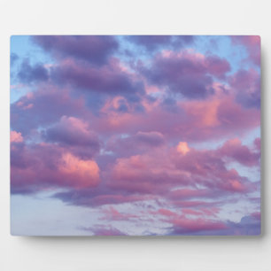 Pink and Purple Clouds Plaque