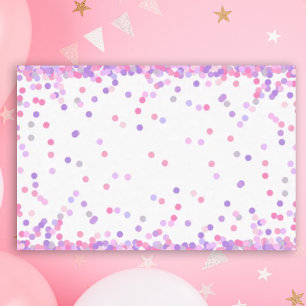 Pink and Purple confetti sprinkles Tissue Paper