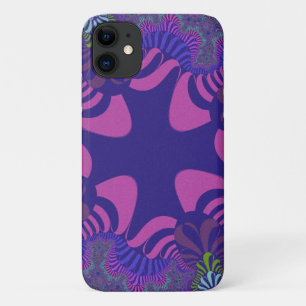 Pink and Purple Cross Case-Mate iPhone Case