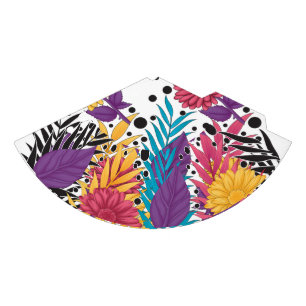Pink and purple cut flowers with intricate petals  party hat