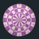 Pink And Purple Dartboard<br><div class="desc">Pink And Purple Dart Board</div>