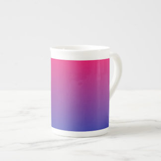 Pink and Purple Gradient Colours Bone China Mug