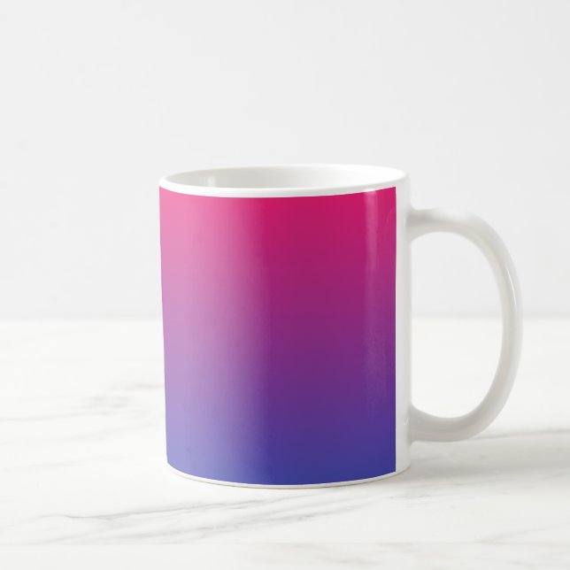 Pink and Purple Gradient Colours Coffee Mug (Right)