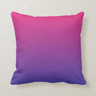 Pink and Purple Gradient Colours Cushion