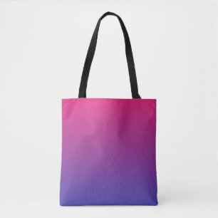 Pink and Purple Gradient Colours Tote Bag