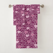 Pink and Purple Hearts