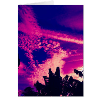 Pink and Purple Interesting Sky