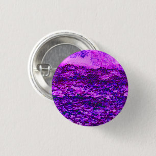 Pink and Purple Kudzu Vines 3 Cm Round Badge