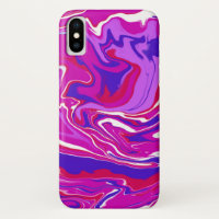 Pink and Purple Marble Swirls   