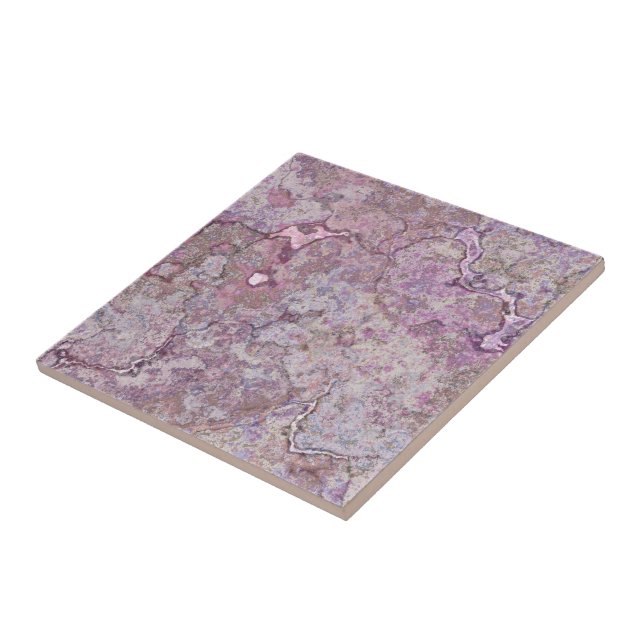Pink and Purple Marble Tile (Side)