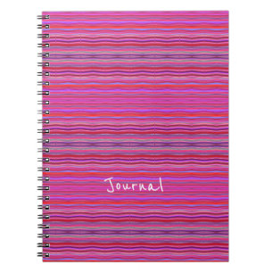 Pink and purple modern and fun notebook