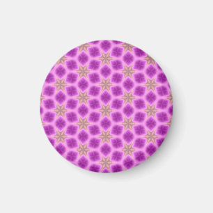 Pink and Purple Pattern Magnet