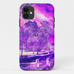 Pink And Purple Rural Scene iPhone 5 Case