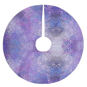 Pink And Purple Sequins Bling Brushed Polyester Tree Skirt