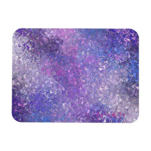 Pink And Purple Sequins Bling Magnet