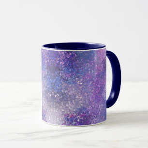 Pink And Purple Sequins Bling Mug