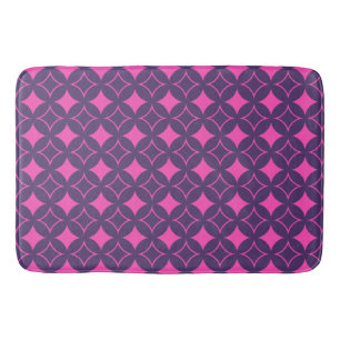 Pink and purple shippo bath mat